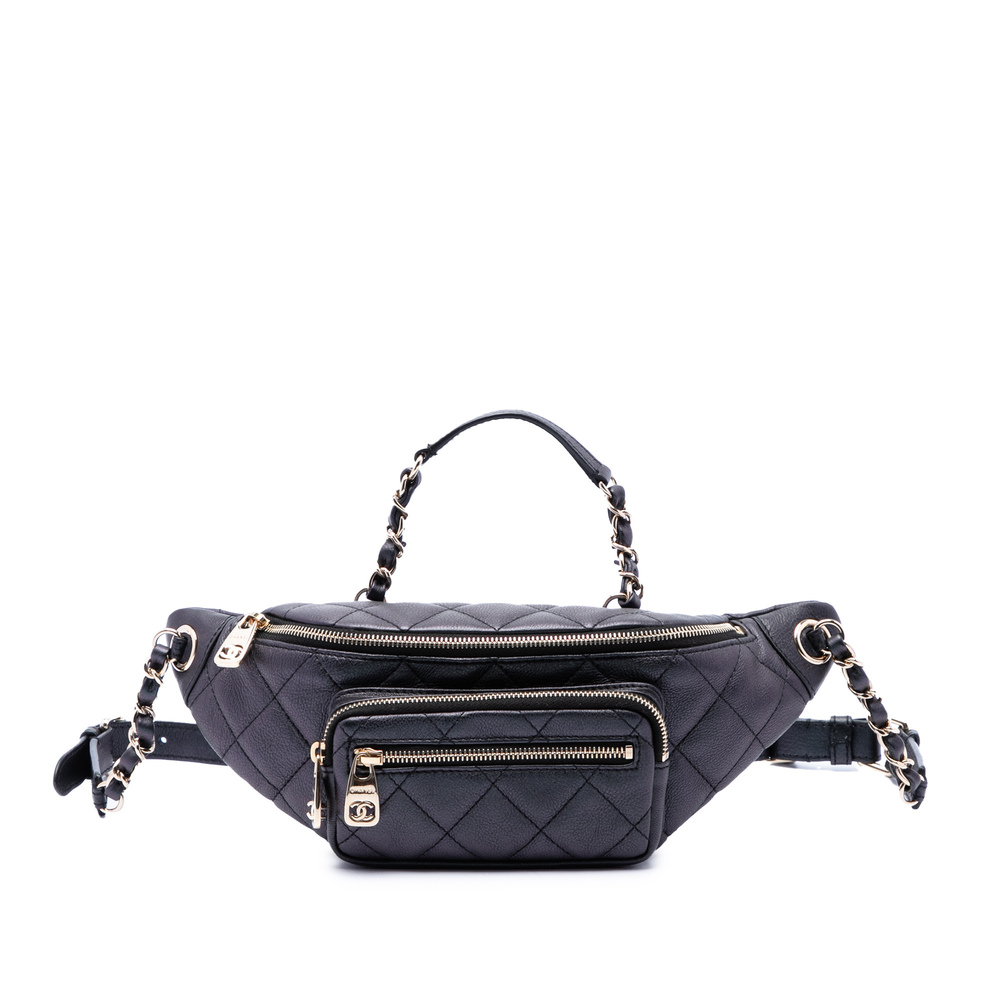 Pre-Loved Chanel Iridescent Calfskin All About Waist Belt Bag